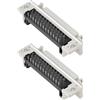 VGOL 2Pcs Connettore SCSI 50Pin D-SUB MDR Femmina PCB Solder Adapter per apparecchiature audio