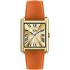 ICE-WATCH - ICE smart TKS 2.0 Gold Orange grain - Orologio oro da Donna con Cinturino in pelle - 025620 (1.41 pollici / 32mm) - Smartwatch, monitoraggio dell'attività fisica e della salute