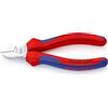 KNIPEX Tronchese laterale cromata con manici comfort 140 mm, 70 05 140