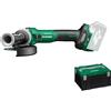 HiKOKI Smerigliatrice angolare a batteria - 36V, 125mm, Brushless, velocità variabile, LED, arresto anti-contraccolpo, avvio morbido, resistente all'acqua e alla polvere, impugnatura antivibrazione