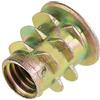 Hilitand 50 pezzi tipo di dadi filettati parti di fissaggio dadi testa a testa esagonale M5 * 10mm in lega di zinco filo mobili vite a esagono incassato per kit di assortimento di inserti in legno