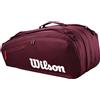 Wilson Borsa per racchette Wilson Defyer V1 Super Tour 15PK Maroon