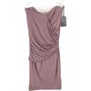Patrizia Pepe Abito Donna (It) 40 senza Spalline Misto Lana Mini Viola Zip