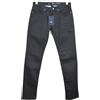 ZAPA Pantaloni Slim Tapered Da Uomo W30 Stretchy Blu Scuro Slim Fit Con Zip