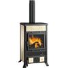 Stufa a legna ROSSELLA R1.16 CERAMICA - Liberty Panna - 3004102
