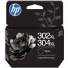 Hp Cartuccia a getto d'inchiostro Hp 302XL-304XL 5.5ml 300pagine Nero [ERHPD0092150053]