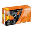 Guanti da lavoro in nitrile monouso Biosoft PF tech arancione tg L 50 pz