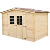 - Casetta da giardino in legno sp 20 mm H197xL310xP188 cm