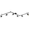 Globo Barra 6 faretti Robby Globo 35 W 1800x100 mm nero