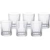 Set 6 Bicchieri da Shot Linear Brandani in Vetro di Alta Qualità - 70 ml