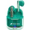 SBS Music Hero Auricolare True Wireless Stereo (TWS) In-ear Musica e Chiamate Bluetooth Ciano