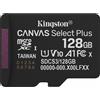 Kingston Technology 128GB micSDXC Canvas Select Plus Gen3 150R A1 (Adattatore SD non incluso)