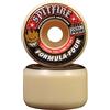 Spitfire Wheels Spitfire Formula Four' Conical Wheels. 101A. Bianco/Rosso. 53 mm.