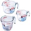 Pyrex Classic Caraffe Graduate in Vetro - Set 3 Pezzi