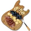 mikamax - Tagliere per chitarra - Colore del legno - Grande - Macellaio - Tagli vegetali