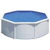 Gre Piscina fuori terra rotonda gre fidji in acciaio bianco 350x350x120 - cod. kit350eco