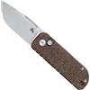 Black Fox Coltello chiudibile Micarta marrone | Black Fox Nu-Bowie