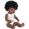 Miniland Miniland31154 - Bambola africana con biancheria intima, 38 cm, colore