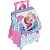 TrAdE Shop Traesio ZAINO TROLLEY ESTENSIBILE 40 CM FROZEN MANICO TELESCOPICO PER SCUOLA ELEMENTARE