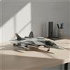 Modellino di Su-57 Die-Cast Modellino di Caccia Stealth per Vetrina, Ufficio