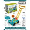 Macchina Delle Bolle con Ruote da Spingere Spara Bolle Automatico per Giardino