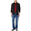 Lacoste Jeans da Uomo 5 Tasche Taglio Dritto Indaco Jeans, Lavato Profondo Medio, 46 IT