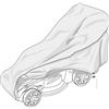 Verdemax Telo Copertura Rasaerba Impermeabile 188x64x100 cm di Verdemax