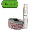 Printex PACK 10 ROTOLI 1000 ETICH. 26x16mm ONDA VERDE PERM. Printex