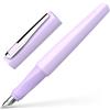 Schneider Tomo 168828 - Penna stilografica (ricaricabile con cartucce di inchiostro standard, adatta per destrimani e mancini) lavanda
