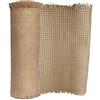 ToolsEvery Rotolo di rete in rattan, 60 cm x 200 cm, tessuto naturale per la riparazione di sedie e il restauro di mobili, materiale sintetico in plastica PE traspirante, color caffè, per progetti di decorazione
