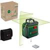 Bosch livella laser multifunzione AdvancedLevel 360 (3 linee laser incl. 360° per allineamento dell'intera stanza, in scatola di cartone E-Commerce)