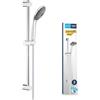 Grohe 27333000 Set Asta Doccia a 3 Getti, Argento
