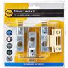 Yale Locks 3PM888PB2R - Lucchetto con mortasa ribattuto, 64 mm, finitura: Rame lucido (Confezione da 3)