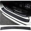 LHLUCKY Paraurti Posteriore Auto per Skoda Karoq NU7 I 2017-2022 2023 2024 2025, Protezione Paraurti Posteriore Auto, Nero Fibra Carbonio AntiGraffio Adesivi Decorativi Accessori