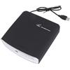 Luntfeiy Lettore CD portatile per auto, porta USB, compatibile con laptop, TV, computer