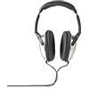 NEDIS Cuffie Sovrauricolari con fili - Lunghezza cavo: 6.00 m - Controllo del Volume - Argento/Nero
