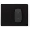 NEDIS Tappetino per mouse a sfera, ottico e laser, L18xW22 cm, tappetino grande, sintetico, nero