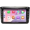 Liulbobu Autoradio per VW Golf 6 Golf 5 Skoda Polo Touran Passat Tiguan Seat Caddy Rcd330 8 pollici Display con Wireless Carplay & Android Auto Bluetooth DSP FM USB RDS SWC Mirror Link per iOS/Android + Canbus