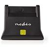 NEDIS Lettore di schede SD - Smart Card (ID) - USB 2.0