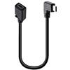 MEIBAOGE Cavo adattatore da mini USB femmina a tipo C maschio, convertitore cavo di conversione, supporta ricarica 5 V2 A e trasferimento dati 480 Mbps