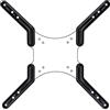 Drall Piastre Adattatore VESA - per Montaggio TV LCD LED OLED Plasma Curvo - Estensione da VESA 200 a 300 e 400 - Nero Modello: AD22B