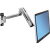 Ergotron LX HD Sit-Stand Supporto Monitor da Parete Argento