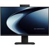 ASUS ExpertCenter P4 All-in-One / Processore Intel Core i5-210H / 16 GB di RAM / SSD da 512 GB / Scheda grafica Intel® / Schermo 23,8" FHD, opaco / Senza sistema operativo / Tastiera e mouse inclusi / Colore: nero