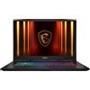 MSI Katana 17 HX B14WFK-283XCZ, processore Intel Core i7-14650HX, 32GB di RAM DDR5, SSD da 1TB, scheda grafica NVIDIA GeForce RTX 5060 con 8GB di memoria, schermo da 17,3" FHD, opaco, 144Hz, senza sistema operativo, colore nero