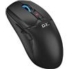 GENIUS GX GAMING Scorpion M8300: Mouse da gioco, leggera, wireless, con doppia connessione Bluetooth + 2,4 GHz, tecnologia Copilot, 4800 dpi, interfaccia USB, 6 pulsanti, colore nero
