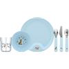 Mepal - Set di stoviglie per bambini Mio Little Dutch - 6 pezzi - Con piatto, ciotola, tazza e posate, regalo per bambini - Lavabile in lavastoviglie - Forest Friends
