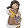 THUN - Donna con Frutta - Versione Bianca - Statuine Presepe Classico - Ceramica - I Classici