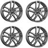 Rial 4 Cerchi Rial Astorga 6.0Jx16 ET35 5x100 GRAP per AUDI A1 A2 S1