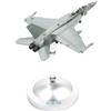 Modellino di Aereo Militare Dettagliato Modellismo Stabile per Ufficio, Studio