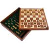 Italfama Set Di Scacchi Magnetico In Legno Italfama 32x32cm Con Dama E Backgammon